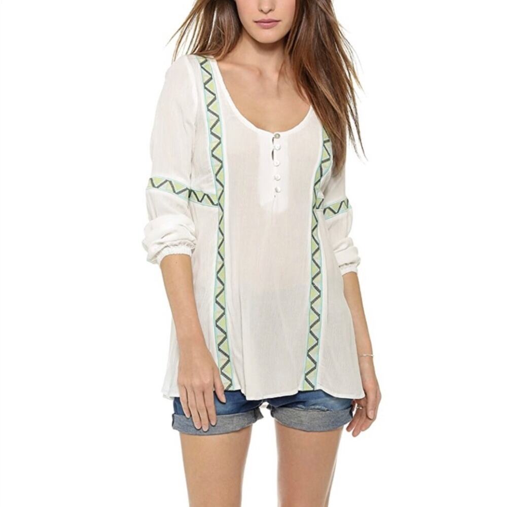 L*Space swimwear coastline tunic/cover up sz M - Picture 3 of 9